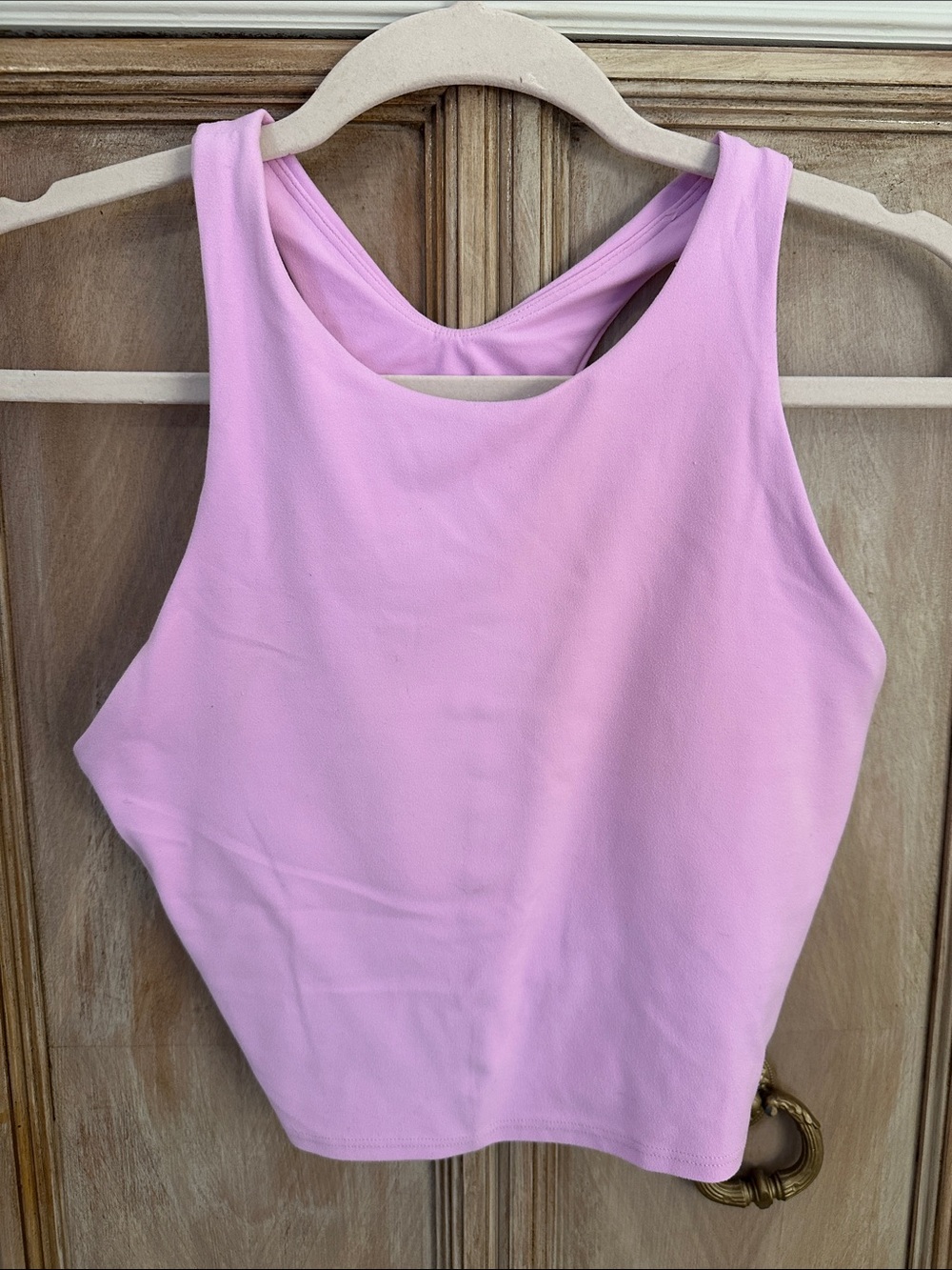 Athleta Light Pink Crop Tank